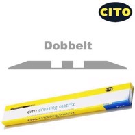 CITO Kanalmatriser med dobbel avstand, 50/2-3 hvit - 3.0 mm