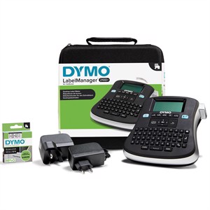 LabelManager 210D+ etikettmaskinsett Case Qwerty