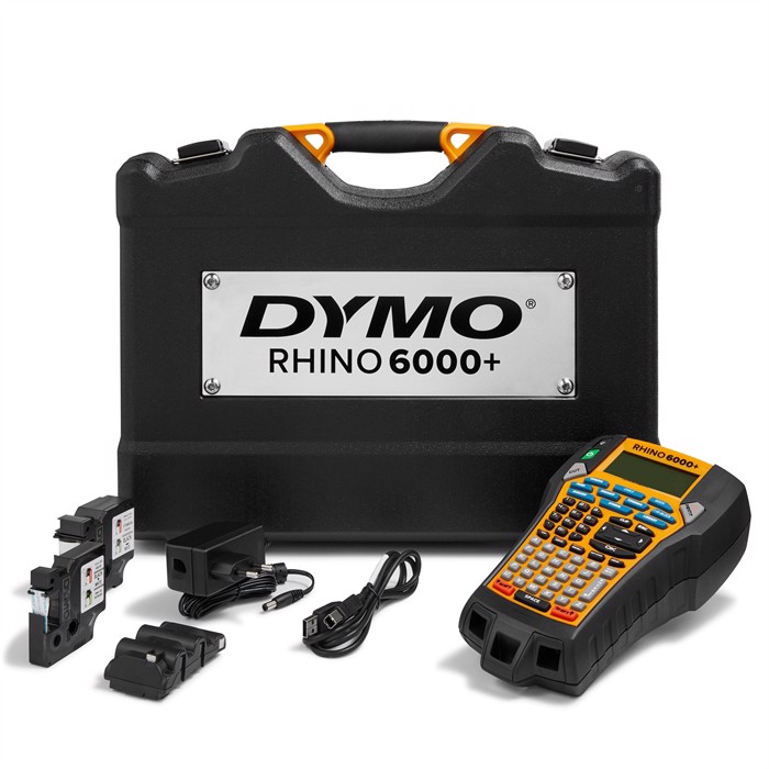 LabelMaker Rhino 6000 etikettskriversett med koffert