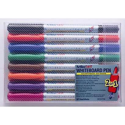 Artline Whiteboard Marker 541T 2-i-1 8-pakke