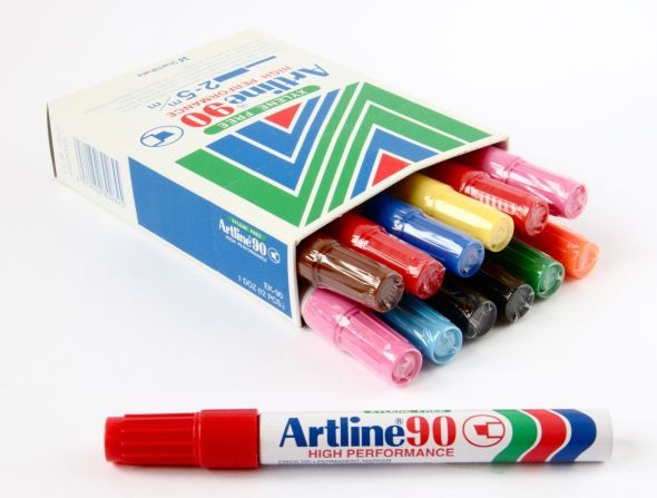 Artline Marker 90 5.0 assorterte farger