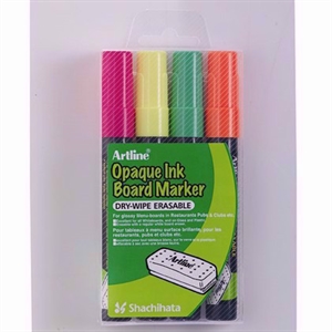 Artline Board Marker Opaque 2mm 4-sett