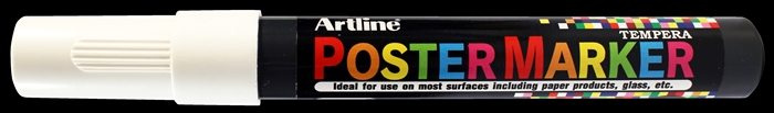 Artline plakatpenn EPP-4 2.0 hvit