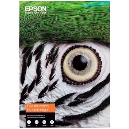 Epson Fine Art Cotton Textured Bright 300 g/m2 - A3+ 25 Ark