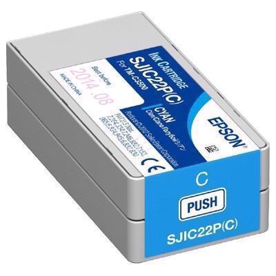 Epson Cyan blekkpatron til Epson TM-C3500 - 32,5 ml