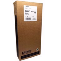 Epson T596C White 350 ml blekkpatron - Epson WT7900