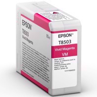 Epson Vivid Magenta 80 ml blekkpatron T8503 - Epson SureColor P800