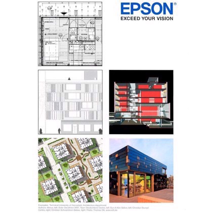 Epson Presentasjonspapir HiRes 140 - 50 cm x 50 meter (pakke med 2 ruller)