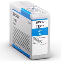 Epson Cyan 80 ml blekkpatron T8502 - Epson SureColor P800