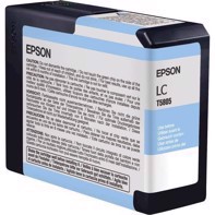 Epson Light Cyan 80 ml blekkpatron T5805 - Epson Pro 3800 og 3880
