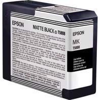 Epson Matte Black 80 ml blekkpatron T5808 - Epson Pro 3800 og 3880