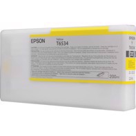 Epson Yellow T6534 - 200 ml blekkpatron til Epson Pro 4900