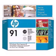 HP 91 - Fotosort og lysegrå printhoveder | C9463A