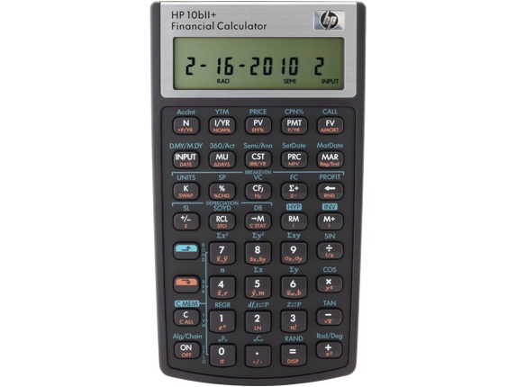 HP 10BII+ finansiell kalkulator (Nordisk utgave)