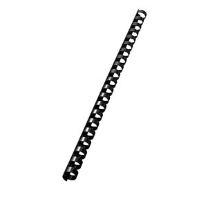 Leitz spiralringer plastikk 12mm svart (100)
