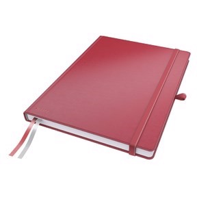 Leitz notatbok Complete A4 linjert 96g/80ark rød