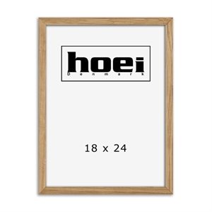 Massiv eiketresramme til foto og plakater 18 x 24 cm