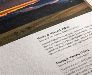 mediaJET Museum Natural Velvet - 300 g/m² - 44" x 15 meter