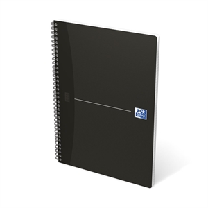 Oxford Smart notatbok A4 kvadratisk 5x5 90 ark 90g svart