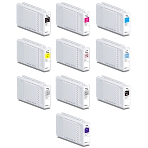 Komplett sett med 350 ml blekkpatroner til Epson SureColor P7300 og P9300