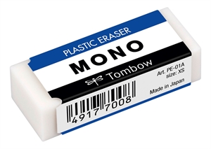 Tombow viskelær MONO XS 43x17x11mm 11g