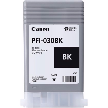 Canon Black PFI-030 BK - 55ml blekkpatron