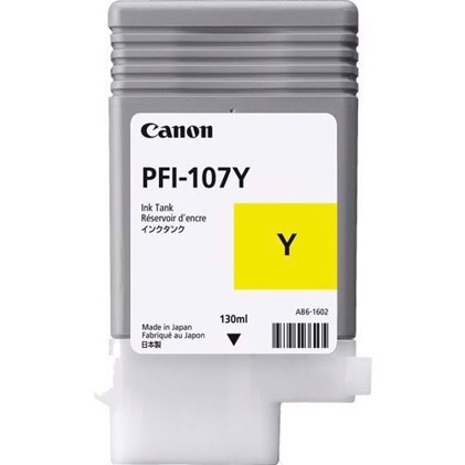 Canon Yellow PFI-107Y - 130 ml blekkpatron