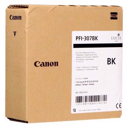 Canon Black PFI-307BK - 330 ml blekkpatron