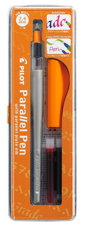 Pilot Kalligrafipen Parallel Pen 2,4mm sett svart