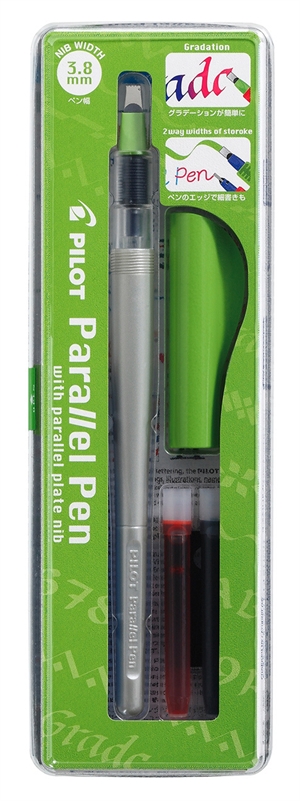 Pilot Kalligrafipen Parallel Pen 3,8mm sett svart