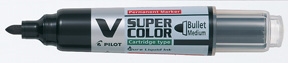 Pilot Marker V-Super Color BG rund 0,9 mm svart