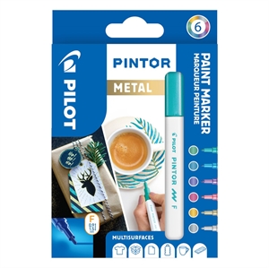 Pilot Marker Pintor Fine Metal Mix 1,0ass (6)