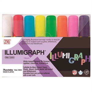 ZIG Marker Illumigraph 15mm 8 - etui is already in Norwegian.