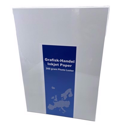 Grafisk-Handel Photo luster 260 gram - A3+, 25 ark