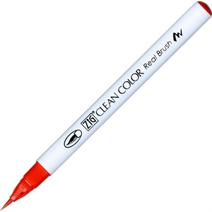 ZIG Clean Color pensel penn 020 fl. Rød