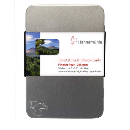 Hahnemühle FineArt Pearl Photo cards 285 g/m² - 10 x 15 cm - 30 ark