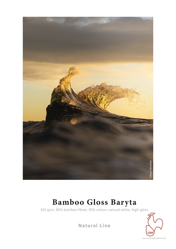 Hahnemühle Bamboo Gloss Baryta 305 g/m² - 17" x 12 meter