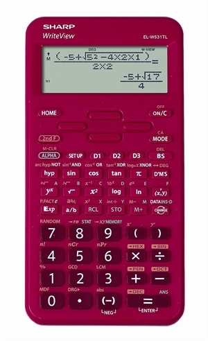 Skarp vitenskapelig kalkulator EL-W531TL rosa
