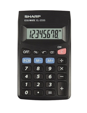 Sharp Calculator EL-233SBBK