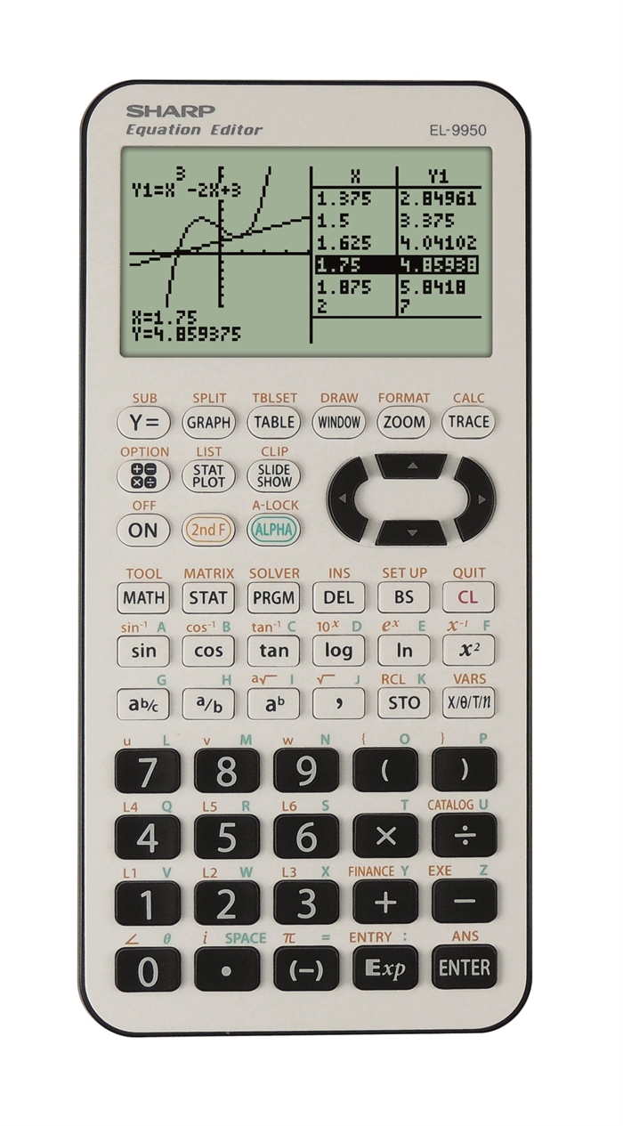 Sharp EL-9950G Grafisk kalkulator (EN/DE)