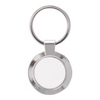 Round shape Keychain - 35 mm Packed per piece in a black gift box.