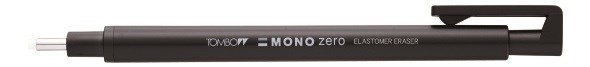 Tombow viskelæret penn MONO zero ø2,3mm svart