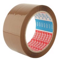 tesa 4024, emballasjetape og pakketape, Brun - 50 mm x 66 meter