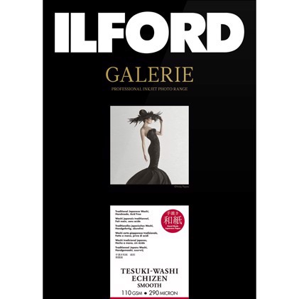 Ilford GALERIE Tesuki-Washi Echizen Smooth 110 - 10 x 15 (102 mm x 152 mm), 50 ark