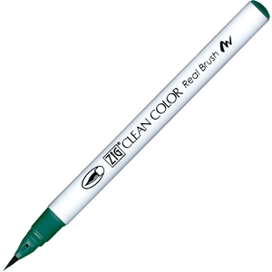 ZIG Clean Color Brush Pen 418 Billiardgrønn