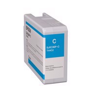 Epson Cyan blekkpatron til Epson C6000 og C6500 - 80 ml