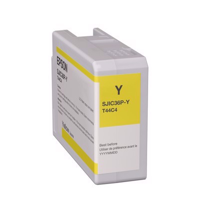 Epson Yellow blekkpatron til Epson C6000 og C6500 - 80 ml