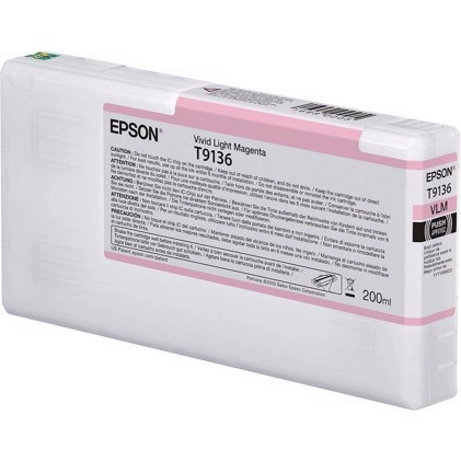 Epson Vivid Light Magenta T9136 - 200 ml blekkpatron