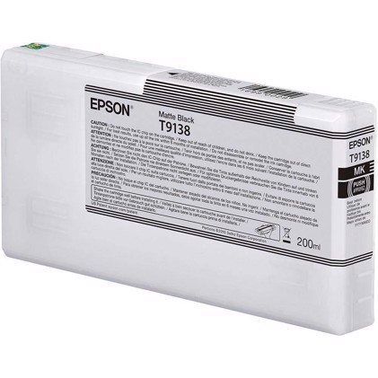 Epson Matte Black T9138 - 200 ml blekkpatron