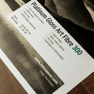 Fotospeed Platinum Gloss Art Fibre 300 g/m² - 24" x 15 meter
